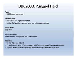 Blk 203B Punggol Field (Punggol), HDB 4 Rooms #554194291